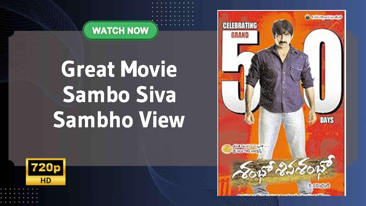 Sambo Siva Sambho